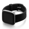 Cassel-Fitbit-black-full-grain-leather-band-with-case-on-left