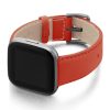 Coral-Fitbit-nappa-band-with-left-case