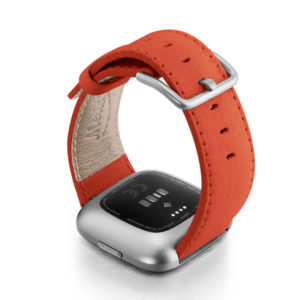 Coral-Fitbit-nappa-leather-band-with-back-case