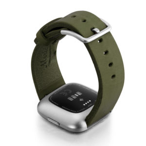 Deep-Leaf-Fitbit-Watch-brown-full-grain-leather-band-with-back-case