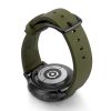 Deep-Leaf-Galaxy-watch-active-green-full-grain-leather-band-with-back-case