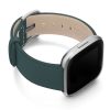 Denim-Fitbit-nappa-leather-band-with-case-on-right