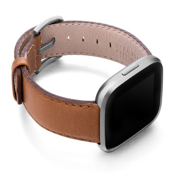 Goldstone-Fitbit-brown-nappa-leather-band-with-case-on-right