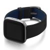 Ink-Fitbit-black-nappa-leather-band-with-case-on-left