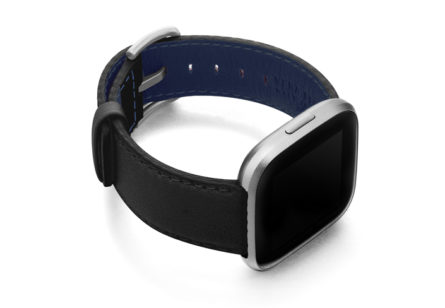 Ink-Fitbit-black-nappa-leather-band-with-case-on-right