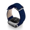 Mediterranean-Blue-Fitbit-nappa-band-with-carbon-aluminium-case