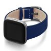 Mediterranean-Blue-Fitbit-nappa-band-with-case-on-left