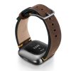 Old-Brown-Fitbit-vintage-leather-band-with-back-carbon-aluminium-case