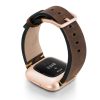 Old-Brown-Fitbit-vintage-leather-band-with-back-rose-aluminium-case