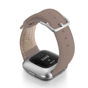 Pottery-Fitbit-nappa-leather-band-with-back-case.