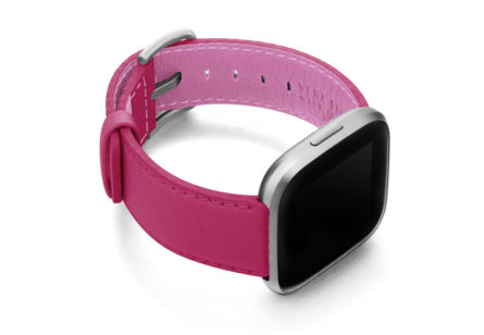 Scarlets-Velvet-Fitbit-nappa-leather-band-with-case-on-right