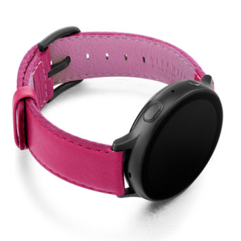 Scartets-Velvet-Galaxy-watch-active-nappa-leather-band-with-case-on-right