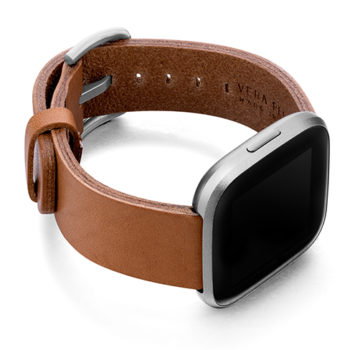 Tawny-Fitbit-brown-full-grain-leather-band-with-case-on-right
