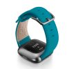 Turquoise-Fitbit-nappa-leather-band-with-back-carbon-aluminium-case