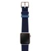 AW_caoutchouc-band-Dark_Night_with_Aluminium_Gold
