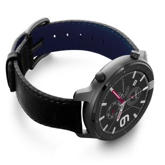 Amazfit-GTR-black-nappa-leather-band-with-display-on-right