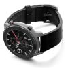 Amazfit-GTR-cassel-clay-leather-band-with-displey-on-left