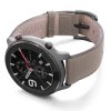 Amazfit-GTR-pottery-grey-leather-band-with-displey-on-left