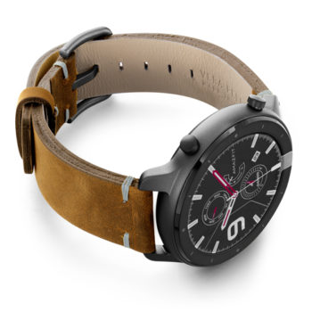 Amazfit-GTR-smoked-walnut-vintage-leather-band-with-display-on-right
