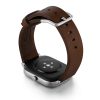 Amazfit-GTS-burnt-brown-clay-leather-band-back-case