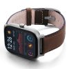 Amazfit-GTS-chestnut-nappa-leather-band-with-display-on-left
