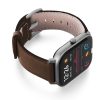 Amazfit-GTS-chestnut-nappa-leather-band-with-display-on-right