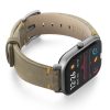 Amazfit-GTS-driedherb-vintage-leather-band-with-displey-on-right