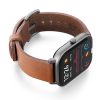 Amazfit-GTS-light-brown-full-grain-leather-band-with-case-on-RIGHT