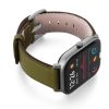 Amazfit-GTS-musk-green-nappa-leather-band-with-display-on-right
