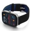 Amazfit-GTS-nero-nappa-leather-band-with-display-on-left