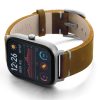 Amazfit-GTS-smoked-walnut-vintage-leather-band-with-display-on-left