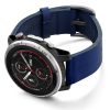 Amazfit-Stratos-blue-england-clay-leather-band-with-display-on-left