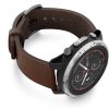 Amazfit-Stratos-burnt-brown-clay-leather-band-with-displey-on-right