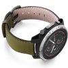 Amazfit-Stratos-musk-green-nappa-leather-band-with-display-on-right