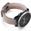 Amazfit-Stratos-pottery-grey-nappa-leather-band-with-displey-on-right