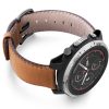 Goldstone-Amazfit-STRATOS-nappa-leather-band-with-display-on-right