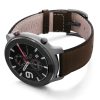 Amazfit-GTR-slate-brown-nappa-leather-band-with-displey-on-left