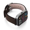Amazfit-GTS-slate-brown-nappa-leather-band-with-display-on-right