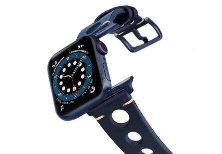 Blue-AW-urban-leather-band-on-air-space-blue-adapters