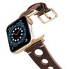 Dark-Brown-AW-urban-leather-band-on-air-alluminium-gold-adapters