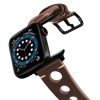 Dark-Brown-AW-urban-leather-band-on-air-stainless-black-adapters