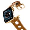 Light-Brown-AW-urban-leather-band-on-air-stainless-gold-adapters