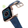 RECYCLED-BLUE-COTTON-apple-watch-band-aluminium-gold-flying-mode