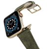 Recycled-GREEN-Apple-watch-vegan-leather-band-flying-view_stainless-gold_Case
